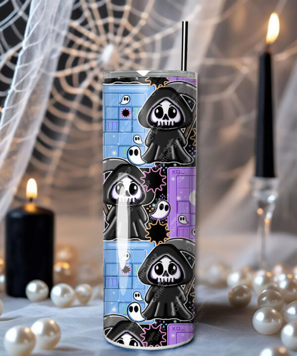 grim reaper gamer straight tumbler option to personalise