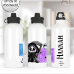 grim reaper gamer water bottle option to personalise