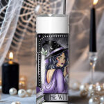 gothic witch & crystal ball mystical fantasy straight tumbler option to personalise