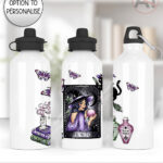 gothic witch & crystal ball mystical fantasy water bottle option to personalise