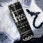 emo gothic punk studded straps print personalised straight tumbler